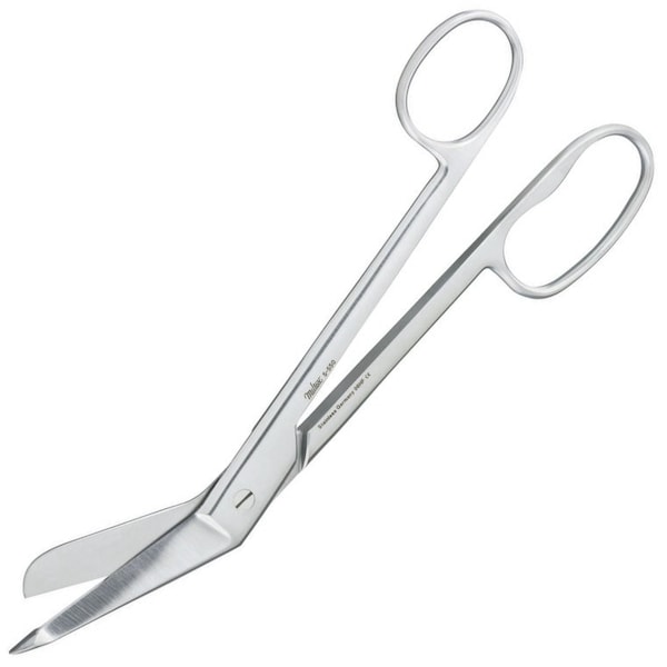Vantage Lister Bandage Scissors, 8in, One Large Finger Ring